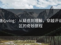 糖心vlog：从疑惑到理解，穿越评论区的奇妙旅程