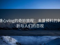 糖心vlog的奇妙旅程：未曾预料的转折与人们的忽视