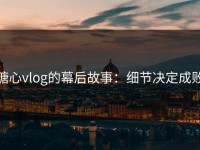 糖心vlog的幕后故事：细节决定成败
