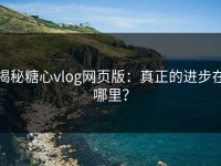 揭秘糖心vlog网页版：真正的进步在哪里？