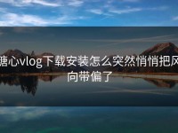 糖心vlog下载安装怎么突然悄悄把风向带偏了