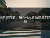 风向突然变，糖心vlog背后隐藏的真相