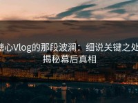 糖心Vlog的那段波澜：细说关键之处，揭秘幕后真相