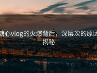 糖心vlog的火爆背后，深层次的原因揭秘