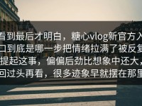 看到最后才明白，糖心vlog新官方入口到底是哪一步把情绪拉满了被反复提起这事，偏偏后劲比想象中还大，回过头再看，很多迹象早就摆在那里