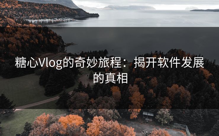 糖心Vlog的奇妙旅程:揭开软件发展的真相 糖心Vlog的奇妙旅程:揭开软件发展的真相